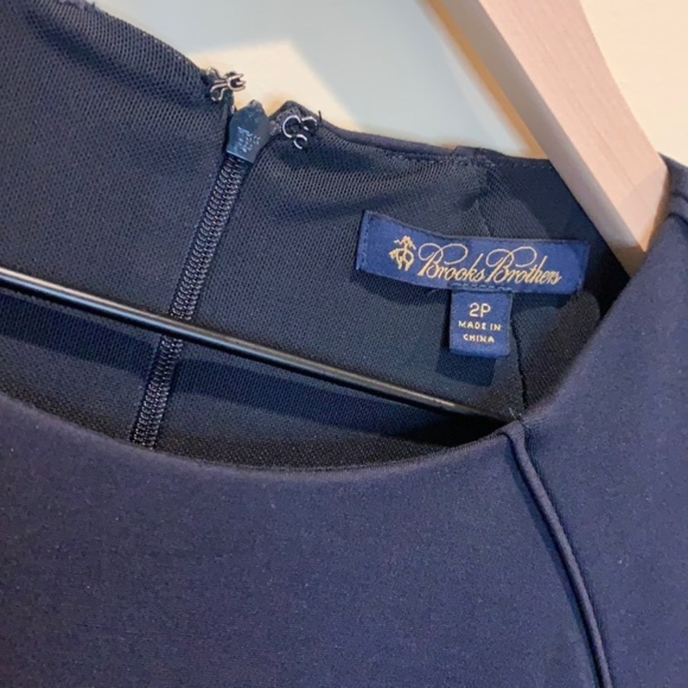 BROOKS BROTHERS navy pencil dress - Picture 2 of 8